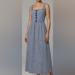 Caroline Constas Gingham Bow Dress